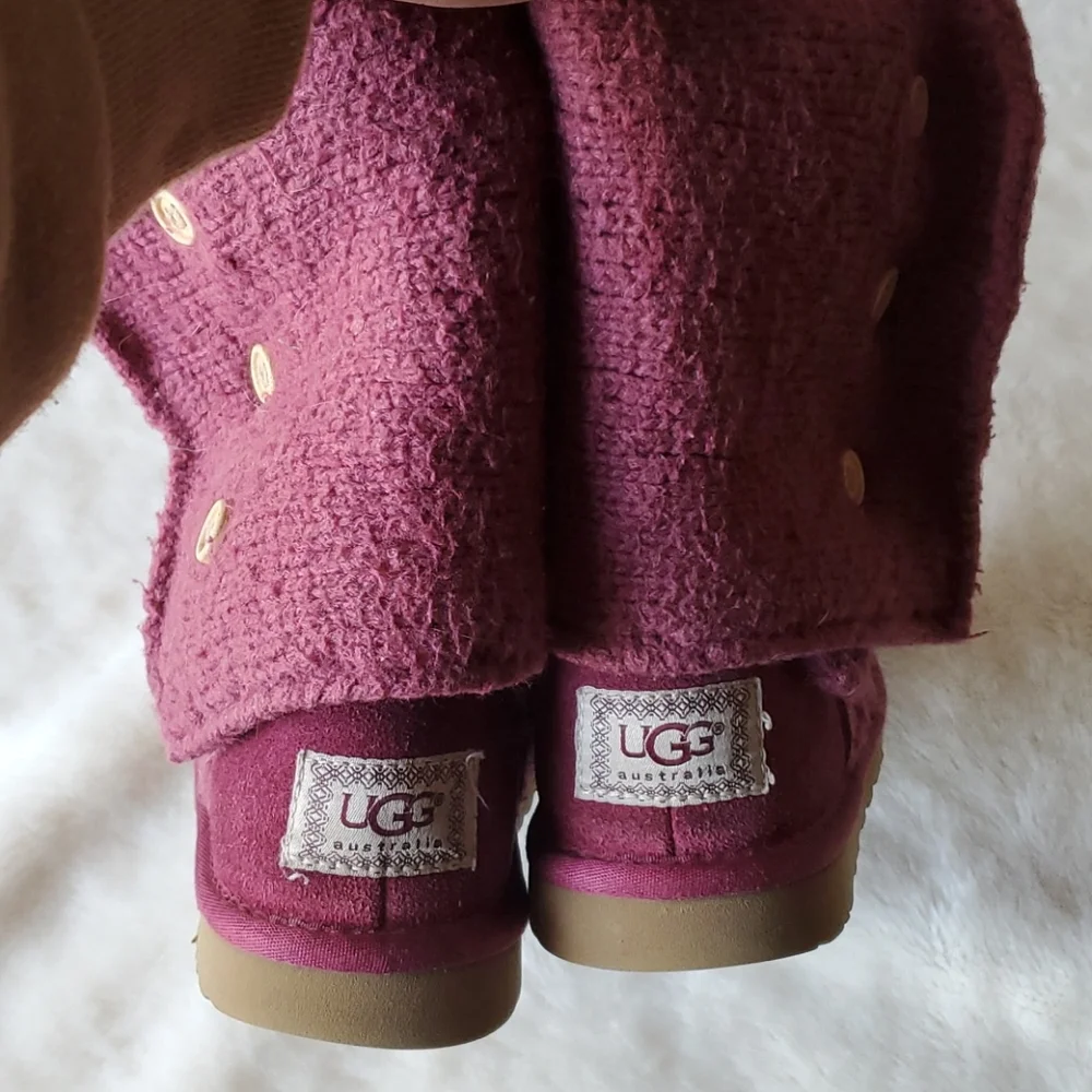 Authentic Ugg Knit Boots Size 6 - Picture 5 of 9